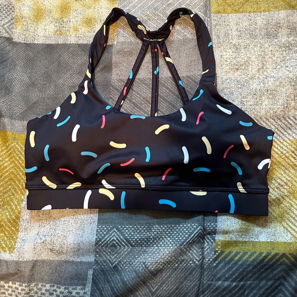 Feed Me Fight Me Sports Bra - Medium - New Without Tags